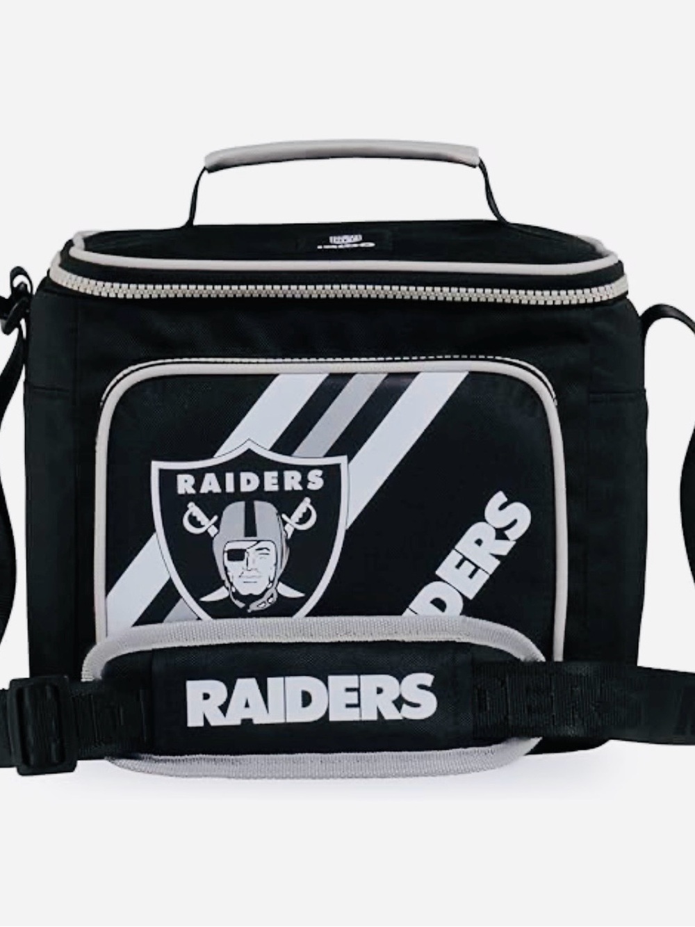 NWT Igloo Raiders Black, Grey and White Cooler Bag